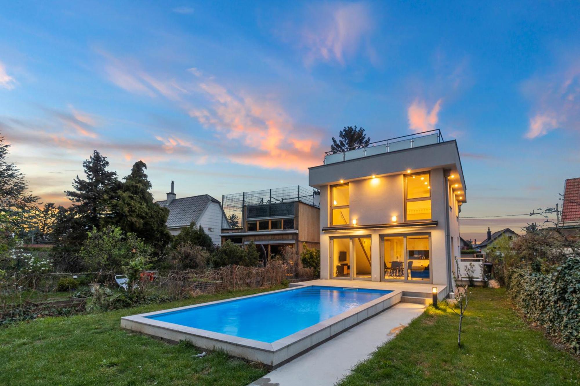 Villa Jaeger Mit Pool In Wien المظهر الخارجي الصورة